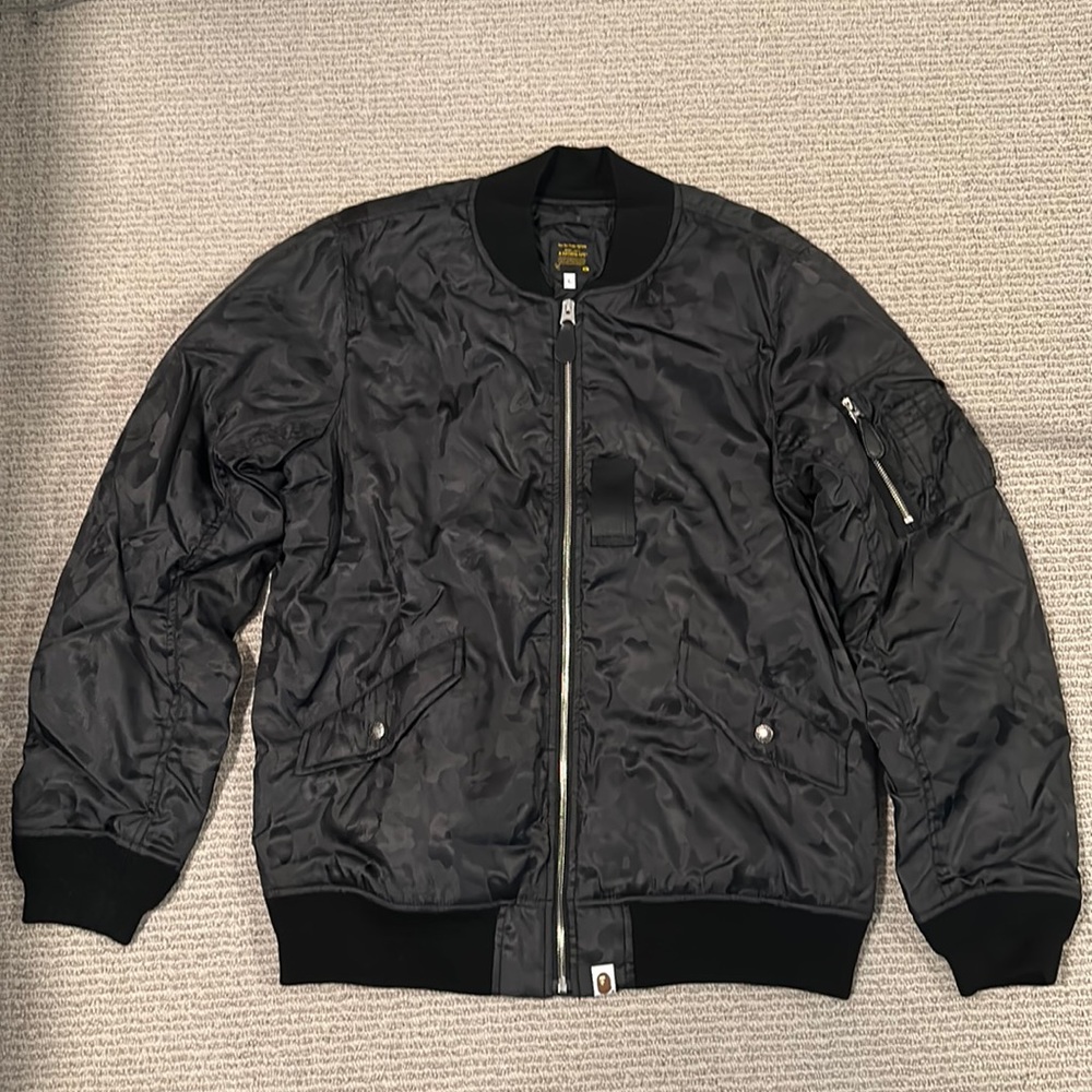 Bape zip-up jacket